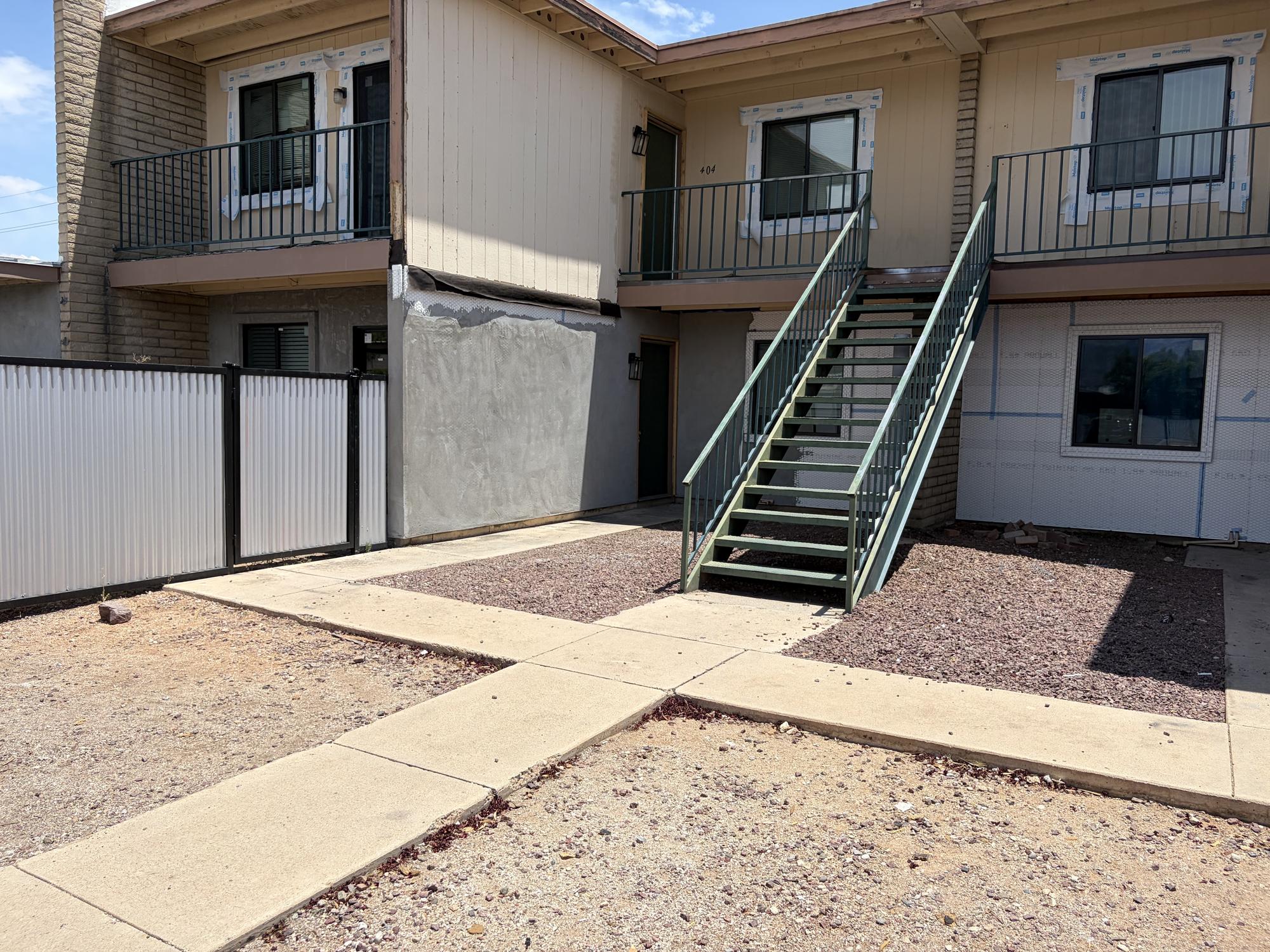 Apartment exterior restoration
