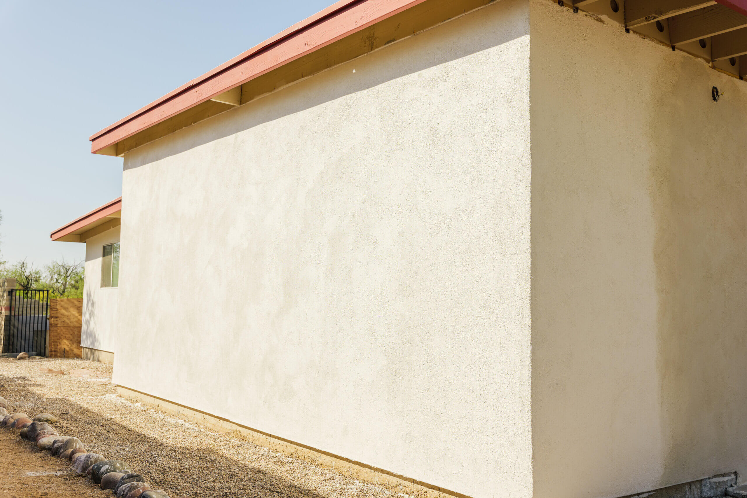 Stucco over block
